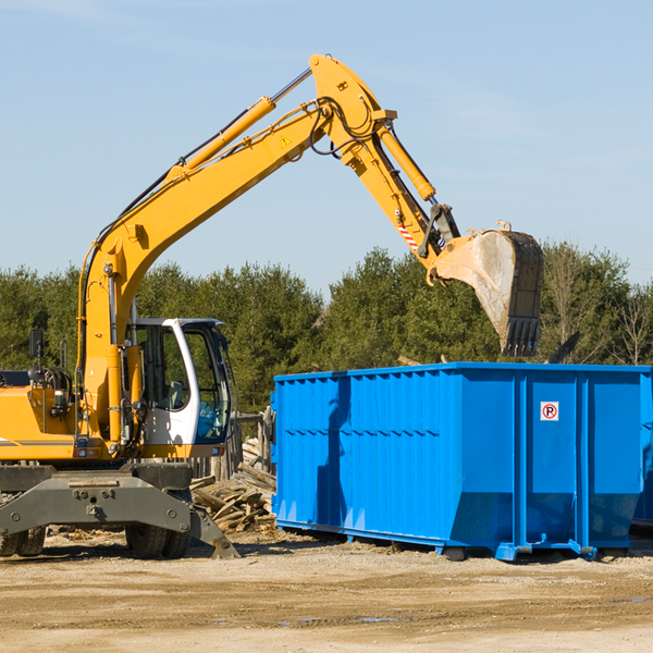 can i choose the location where the residential dumpster will be placed in Hustisford WI